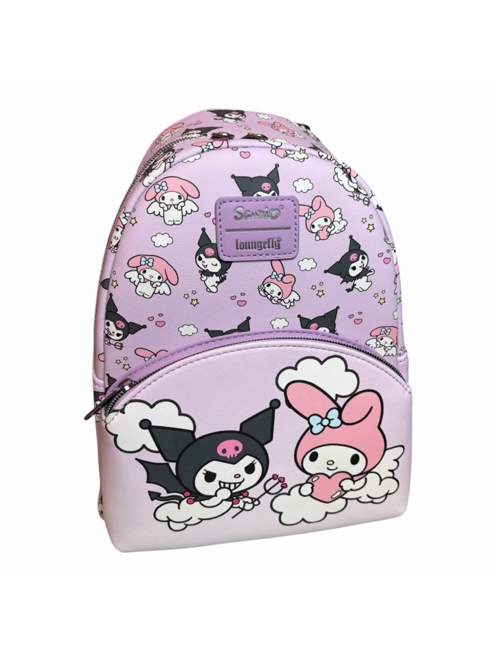 Sanrio My Melody & Kuromi Pink Lavender Mini Backpack